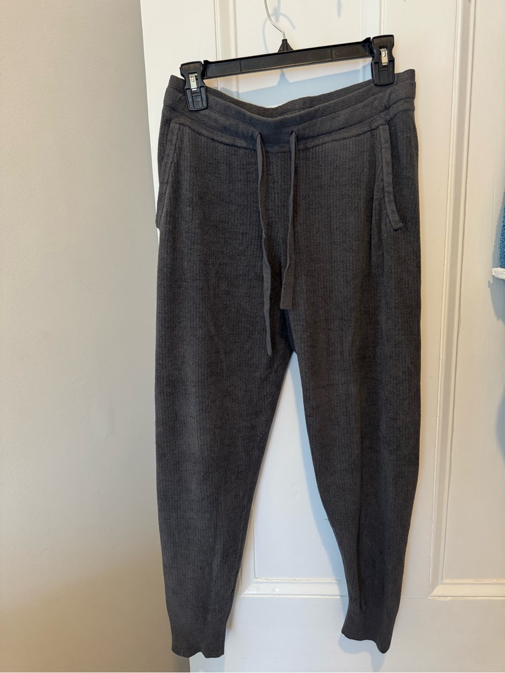 Barefoot Dreams Charcoal Cozychic Ultra Lite Knit Joggers with Pockets